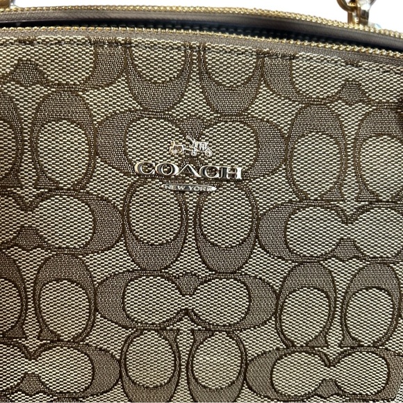 NWOT Coach Christie Carryall Signature Canvas Tote Brown Monogram + COA - Picture 12 of 14